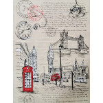 Полотенце п/лен Italy/London